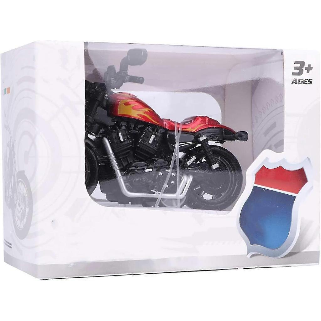 Alloy Motorcycle Model Toy Ornament Simulation Locomotive Boy Toy Multi-color Optional