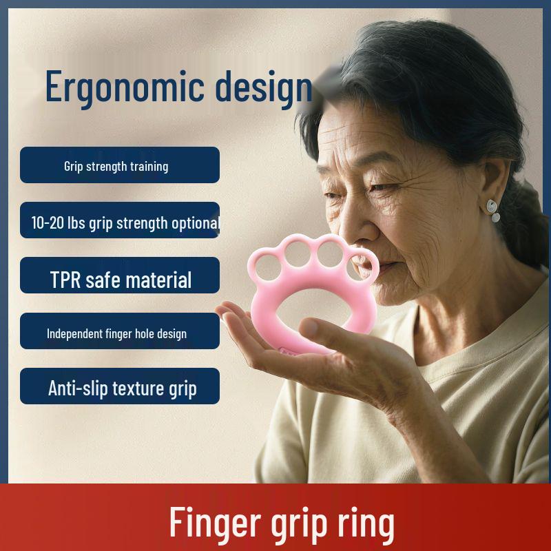 Grip Strength Ring: Finger and Hand Exercise & Relaxation Tool for Elderly