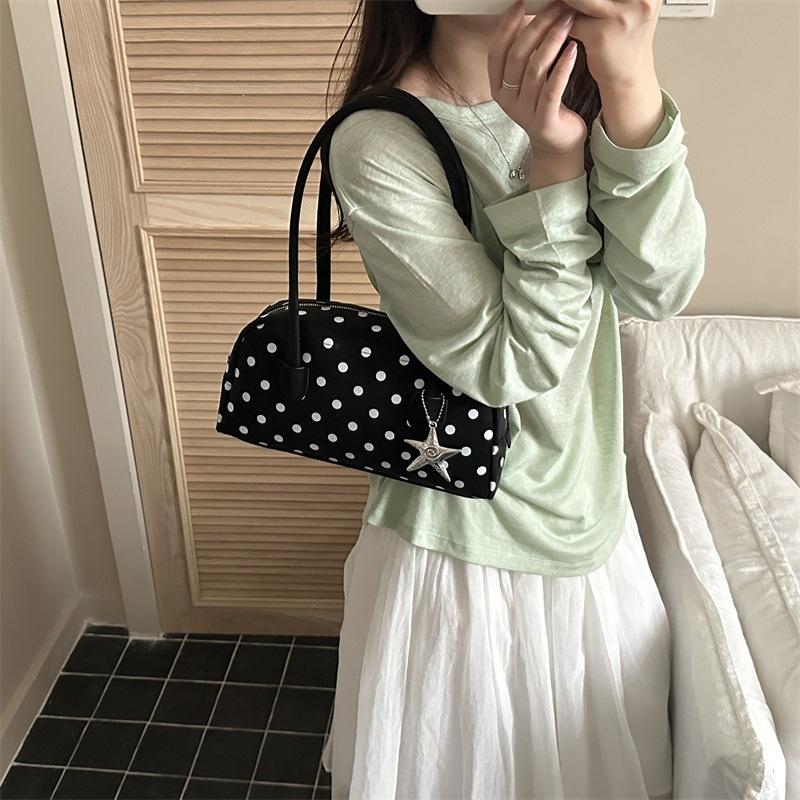 Going out new Korean small fresh polka dot star bag handbag sweet shoulder messenger bag women's bag