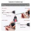Delixi Cordless Electric Screwdriver CN plug (adapter included)