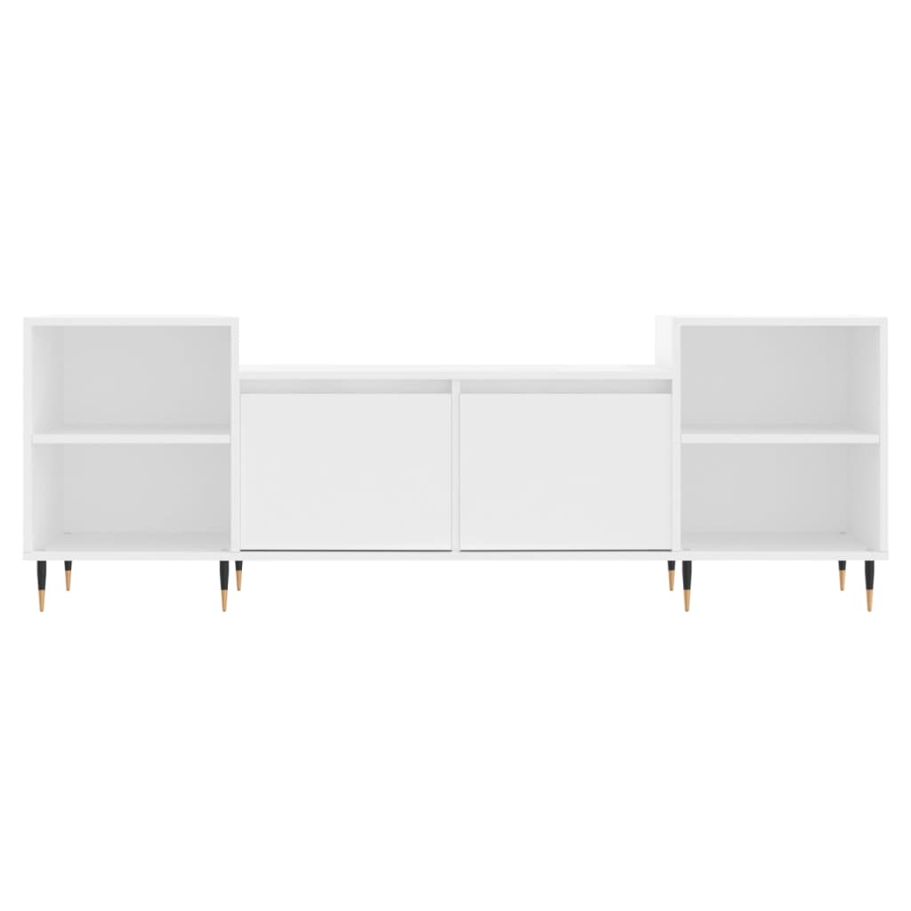 Vidaxl TV Cabinet, White, 80X36X50 Cm, Wood-Based Material