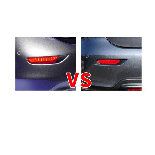 1 Pair Red ABS Car Rear Bumper Reflector 26560-JJ90A