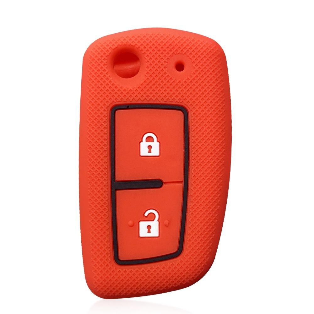 Car Key Fob Cover Case Cap For Nissan Sunny Qashqai J11 X-trail Murano Kashkay Juke Flip Folding Remote 2buttons Silicone Case
