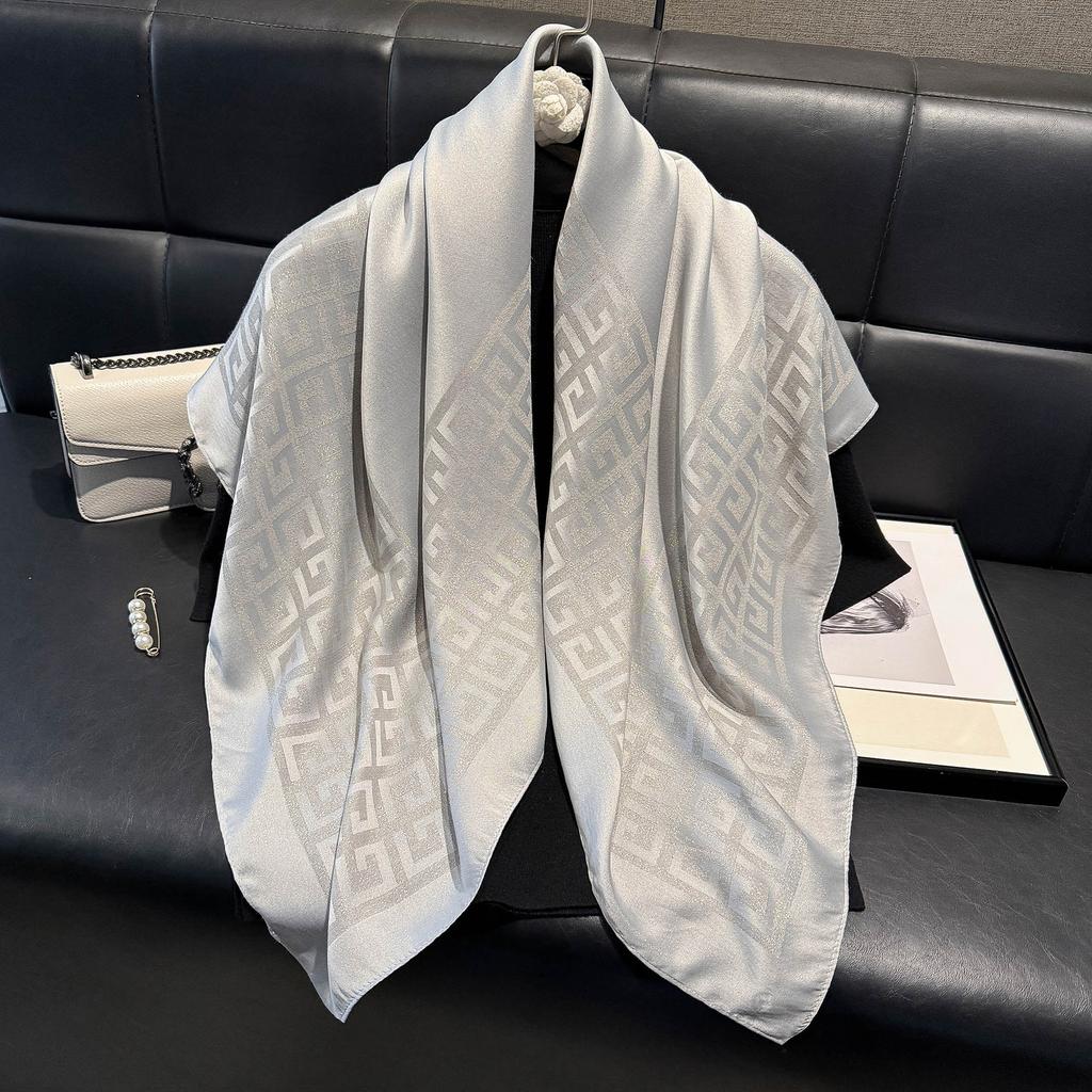 90 Minimalist Silk Scarves Women'S High-End Spring Summer Versatile Sports Style Scarf Tie Scarf