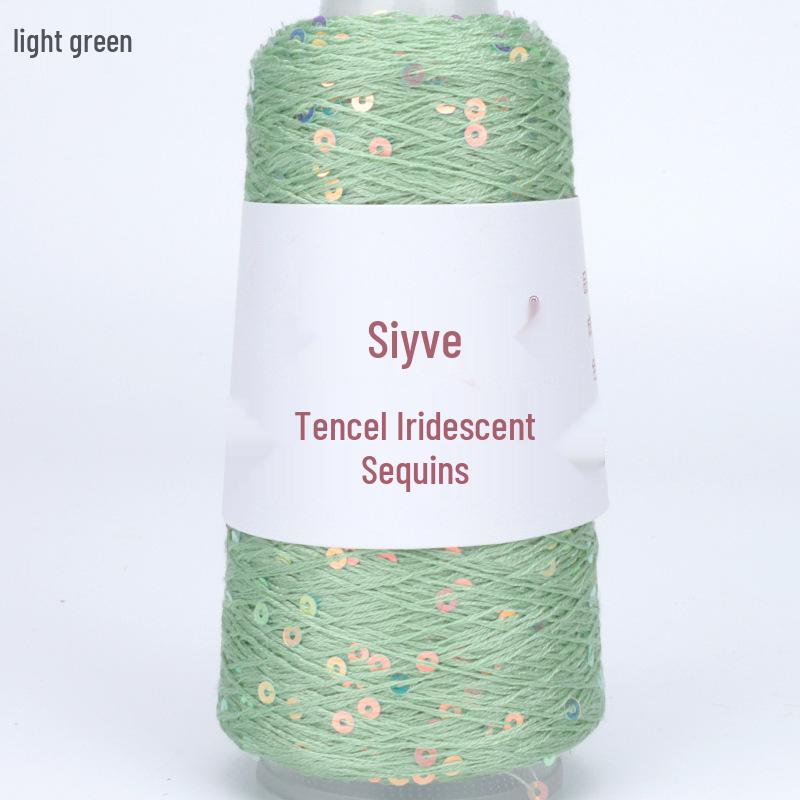 

Si Yue Пряжа Tencel с радужными пайетками - Модная пряжа ручной вязки