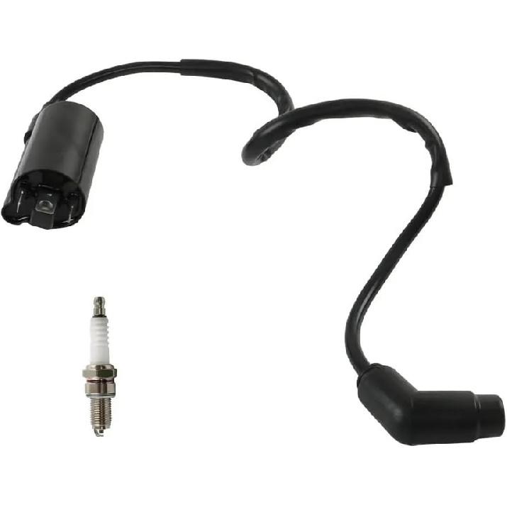 

Performance Ignition Coil and Spark Plug Compatible with All-Terrain ATV Models 700 and 700R Years 2006-2018 Reference Numbers 4DN-82320-00-00 and