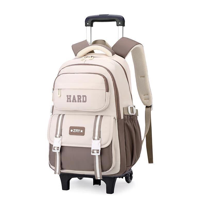 Miaoqiao Kids Trolley School Backpack One Size