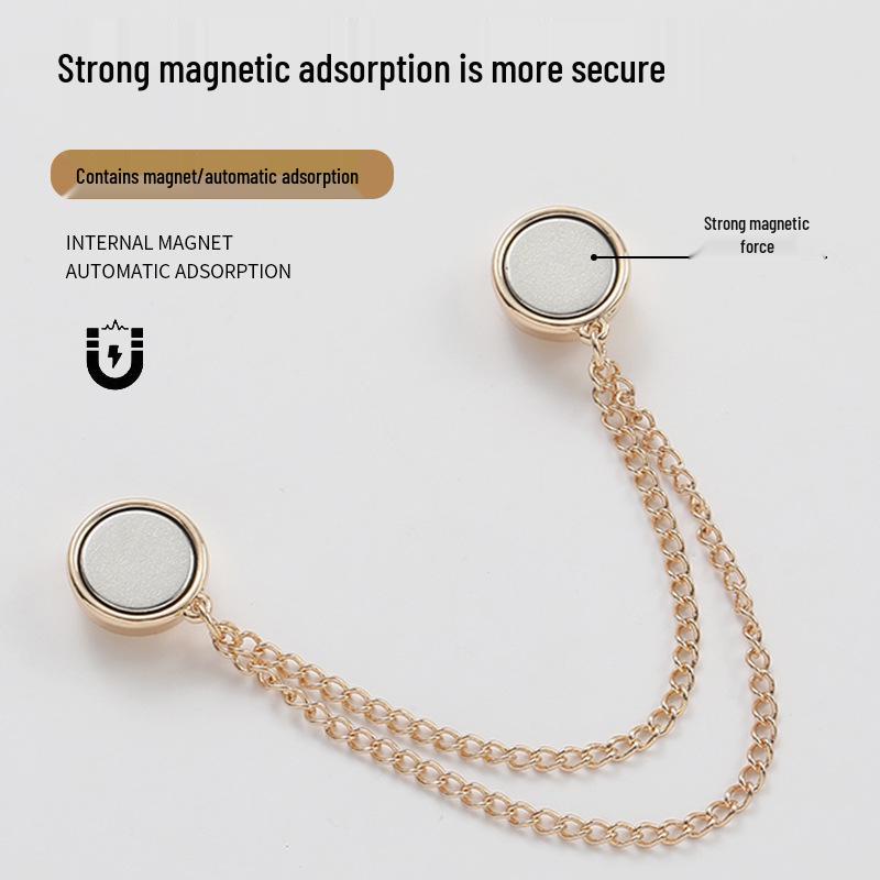 Magnetic Buckle Pant Leg Clip - Instantly Roll and Secure Pants from Long to Short, No-Sew Gadget