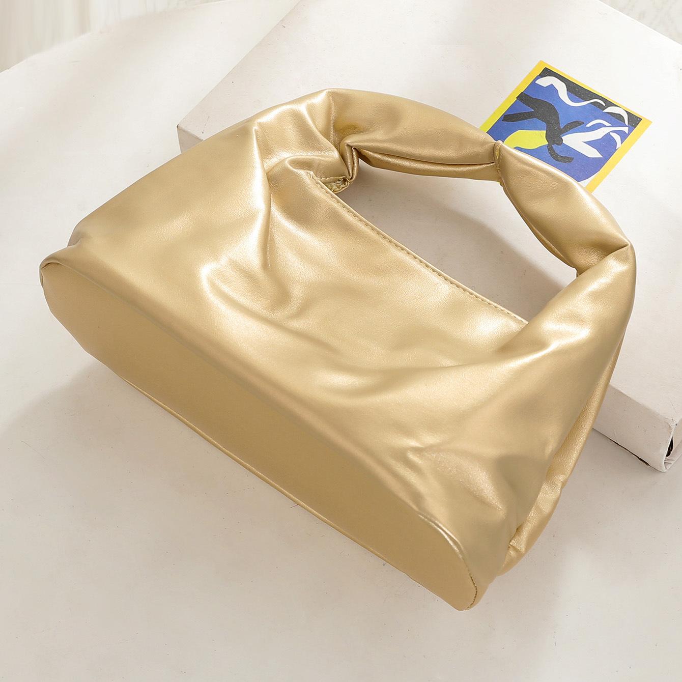 

White Sequins Hobo Handbag Women Shiny Bucket Bag Elegant Evening Clutch Bag for Wedding Party Exquisite Small Tote Female Purse