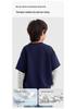 Boys' Autumn American Style Fake Two-Piece Long Sleeve Round Neck T-Shirt