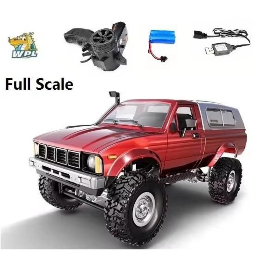 Mașinuță RC Nouă WPL C64-1 1/16 2.4G Scară Completă 4WD Mașină de Escaladă pentru Adulți Vehicul Off-Road C24 Camionetă Control de la Distanță Jucărie pentru Băieți Cadouri