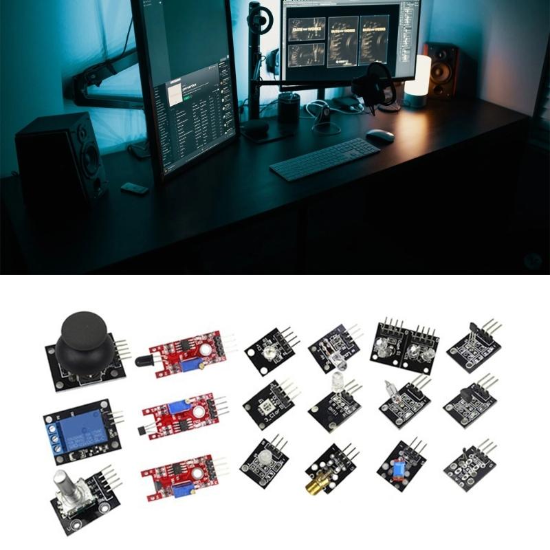 37 In 1 Sensors Module Kit Support For DIY Enthusiasts Feature Temperature Sensors with High Presicion Accuracy