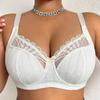Elegant Luxury Lace Minimizer Bra Wireless Unpadded Breathable Bralette for Full Bust