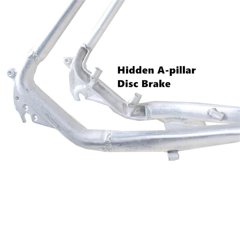 DIY Bicycle Frame 27.5 29 Inch Aluminum Alloy Oil Disc Brake Frameset Blank Rough Bicycle Parts Middle Riser Tube 17 Inch