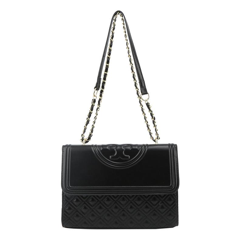 New Women's Bag European Fashion Embossed Chain Small Square Bag