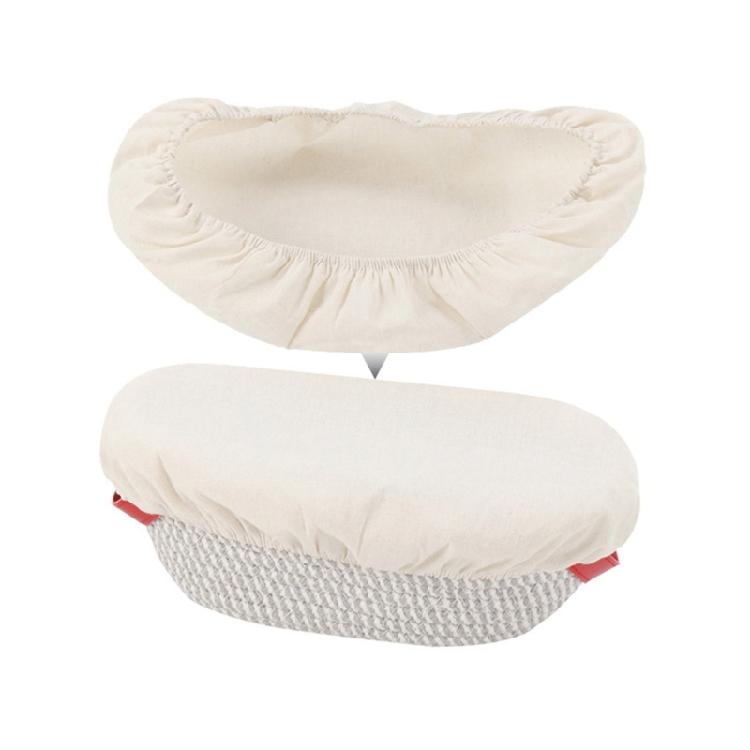 Cotton Linen Bread Bowl Covers Pack of 4 Washable Cotton Fabric Lid for Proofing Dough and Kitchen Organization