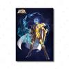 Stampa di Poster Classico Anime Giapponese Saint Seiya Cartone Animato Vergine Cavaliere d'Oro Pittura su Tela Arte da Parete Immagini Soggiorno Decorazione Casa