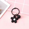 Korean Color Small Flower Bell Keychain Candy Color Key Ring Pendant Female Bag Pendant