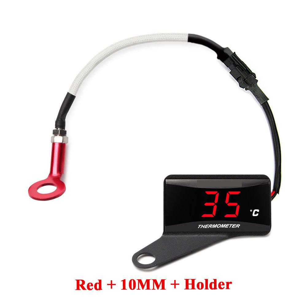 Koso Mini Square Digital Motorcycle Cylinder Head Temperature Sensor Universal Gauge for NMAX125 XMAX250 300 With Holder