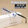 Fashion Printing Anti-Blue Spring Leg Reading Glasses Ultra Light High-definition Eyewear Men Women Presbyopia Eyeglasses