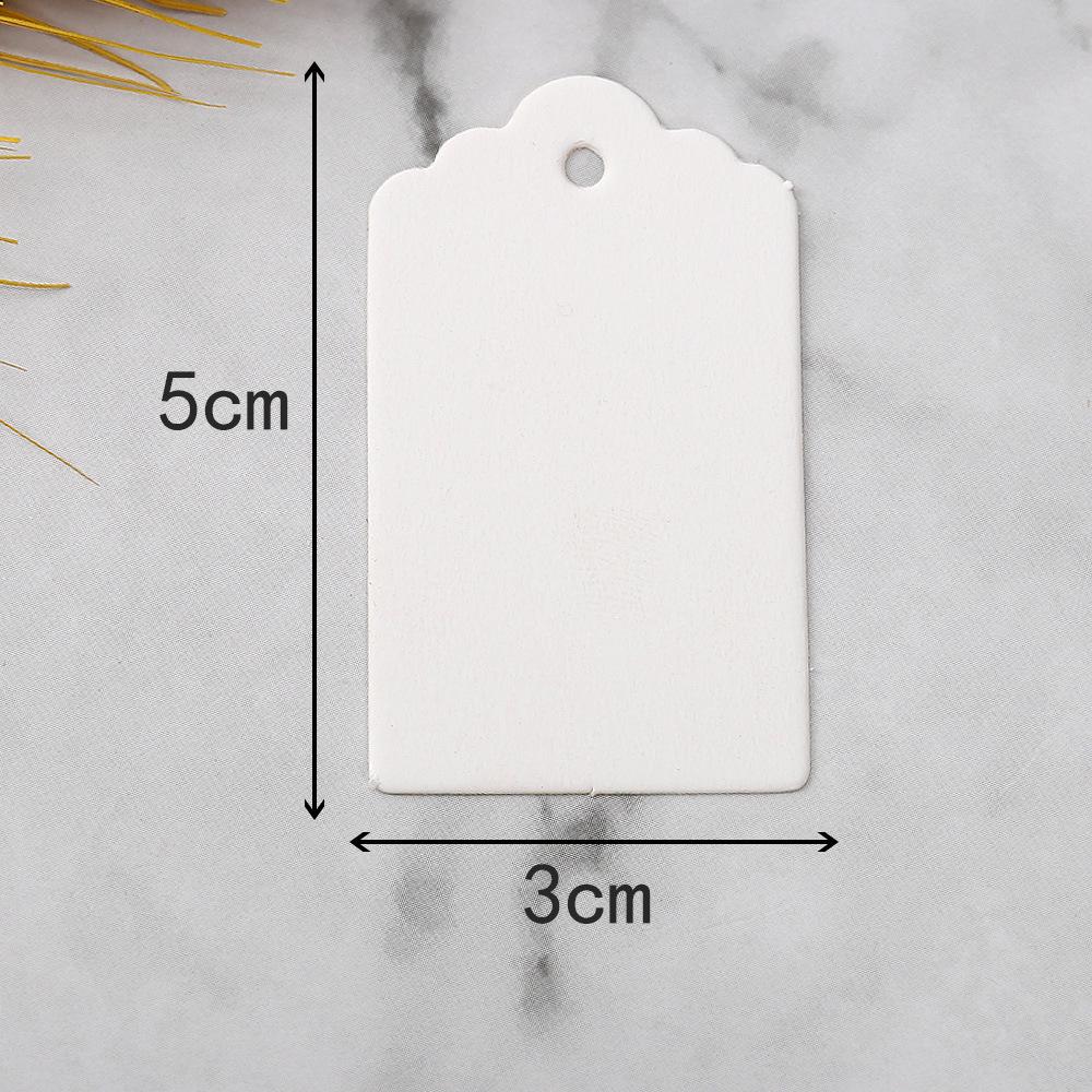 Kraft Paper Blank Hang Tags - Small Bookmark, Gift, Thank You Card, Ornament, or Clothing Labels.