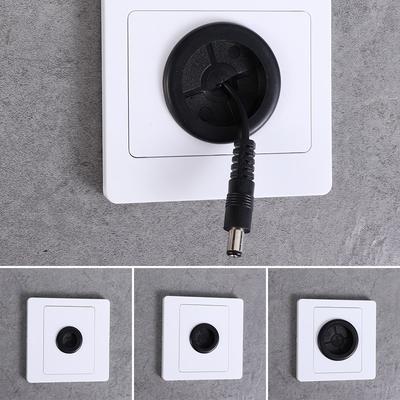 Organizer Storage With Rubber Pad Decorative Cover Wall Blank Panel Cable Cover Cable Socket Panel