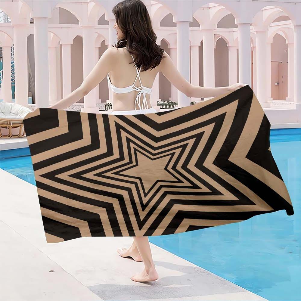 One Piece of Oversized Microfiber Beach Towel That Is Soft, Quick-Drying, And Sand-Resistant, Perfect for The Beach, Pool, Yoga