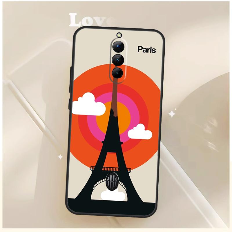 London Roma New York Countries Art Case For ZTE Nubia Red Magic 6 7 6S 7S 8S 9S 10S Pro For RedMagic 10 8 9 11 Pro Plus Cover
