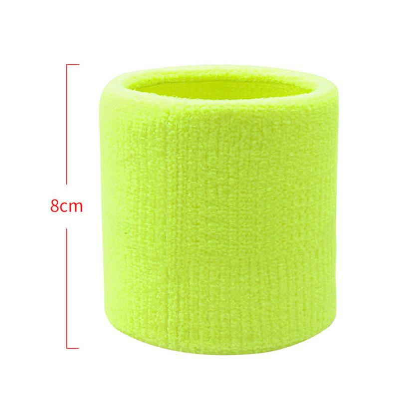 Cotton Wrist Support Band Wristband Sport Bracers Sweat Towel Cuff Tennis Wrist Guard Protector Strap Fitness Run Sweatband Gym