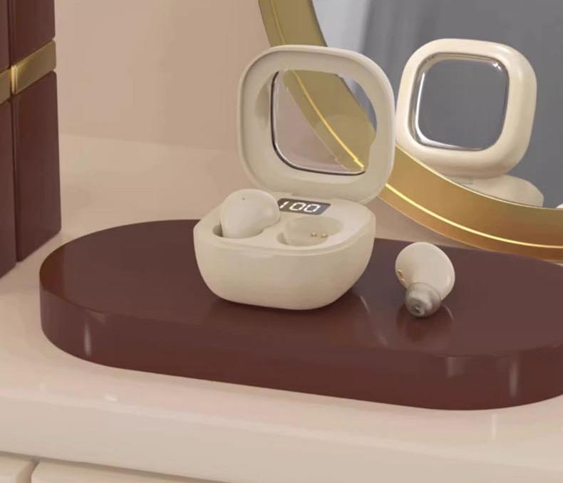 Invisible Ultra-Mini Bluetooth Sleep Earbuds - Comfortable, Noise-Cancelling, Non-Pressing, Pain-Free Earphones for Side Sleeping