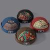 Niche Design Pattern Embroidery Ethnic Style Landlord Hat Personality Versatile Fashion Retro Yuppie Melon Rind Hat