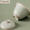 160ML Beixitang Handmade Ice Table Glaze  Tea Tureen Boutique Non Hot Ercai Gaiwan Tea Maker Cover Bowl Chinese Tea Set Craft