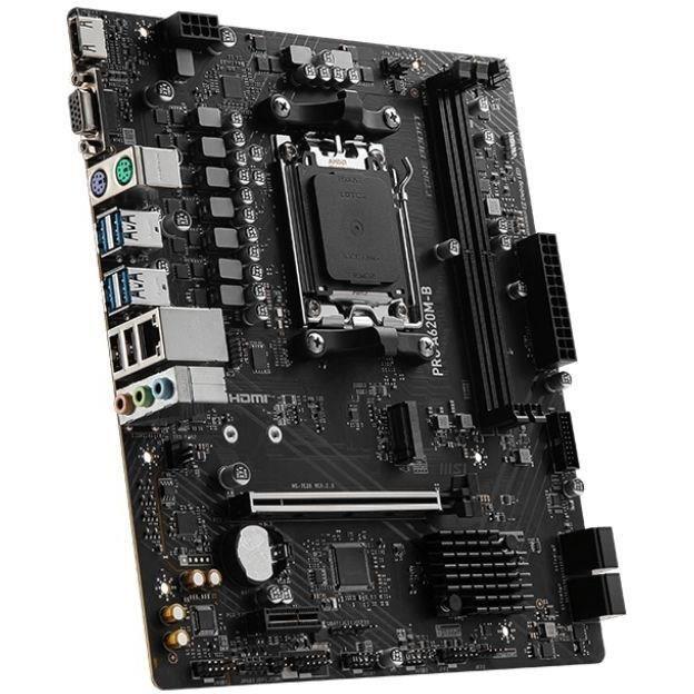 Carte Mère - MSI - PRO A620M-B Emplacement AM5 Micro ATX