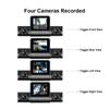 4 Channel Dash Cam 1080P 4 Cameras CAR DVR Recorder Video Rcorder Vehicle  Black Box