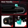 cciyu Door Handle fit for 2003-2009 for Kia Sorento EX Exterior Rear Driver Side Primed Black