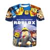 Roblox Game kids T-shirt cosplay costumes Child Cartoon Short sleeve top 3D Print Casual Street Clothes