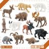 Captivating Wildlife Pvc Animal Figurines Set Featuring Cougar Raccoon And Moose