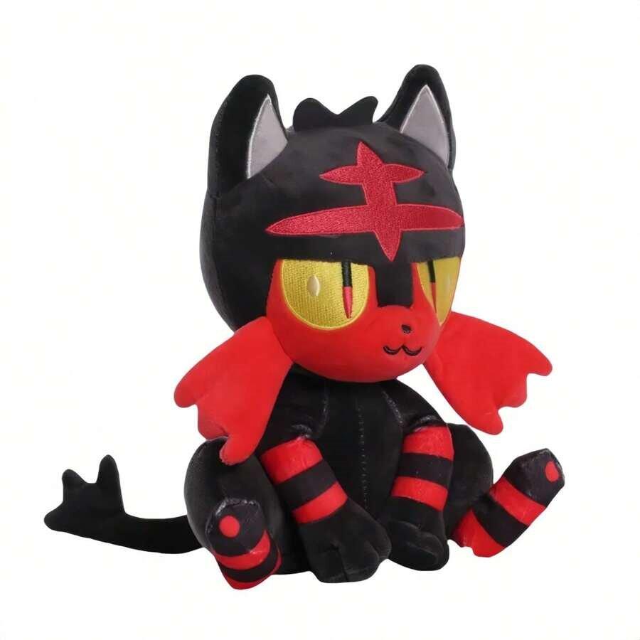 10 Style Pikachu Plush Toy Totodile Quilava Croconaw Vulpix Litten Cartoon Anime Figure Doll Plushie Girl Kids Xmas Gift