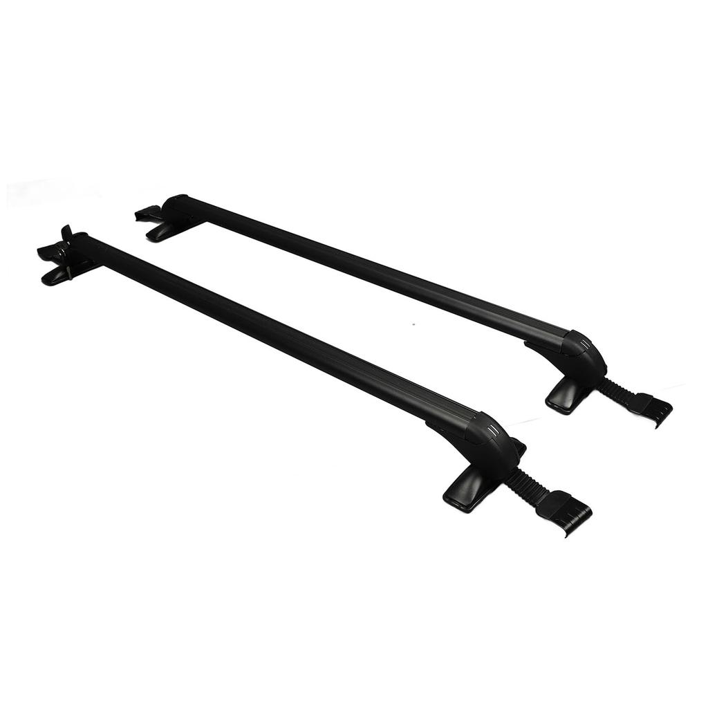 Car Roof Cargo Carrier Aluminum Alloy Luggage Rack with Locking Fits Small Cars Up To Expandable To Widths of for and Bikes Rack, Mechanism, 110cm,