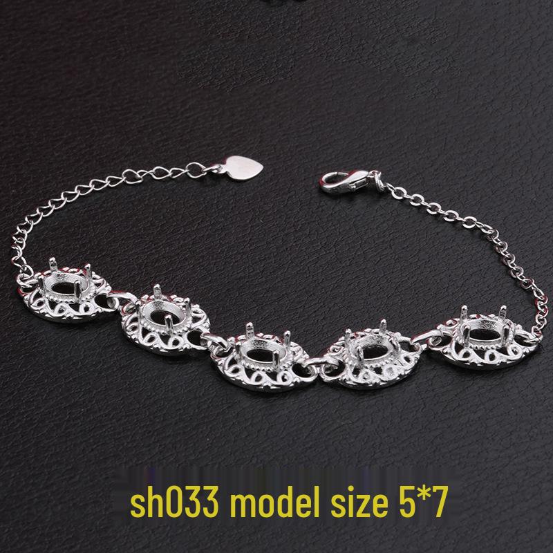 

Регулируемые браслетные основы разных размеров для кабошонов 4x6 и 5x7 - Полуфабрикат для DIY