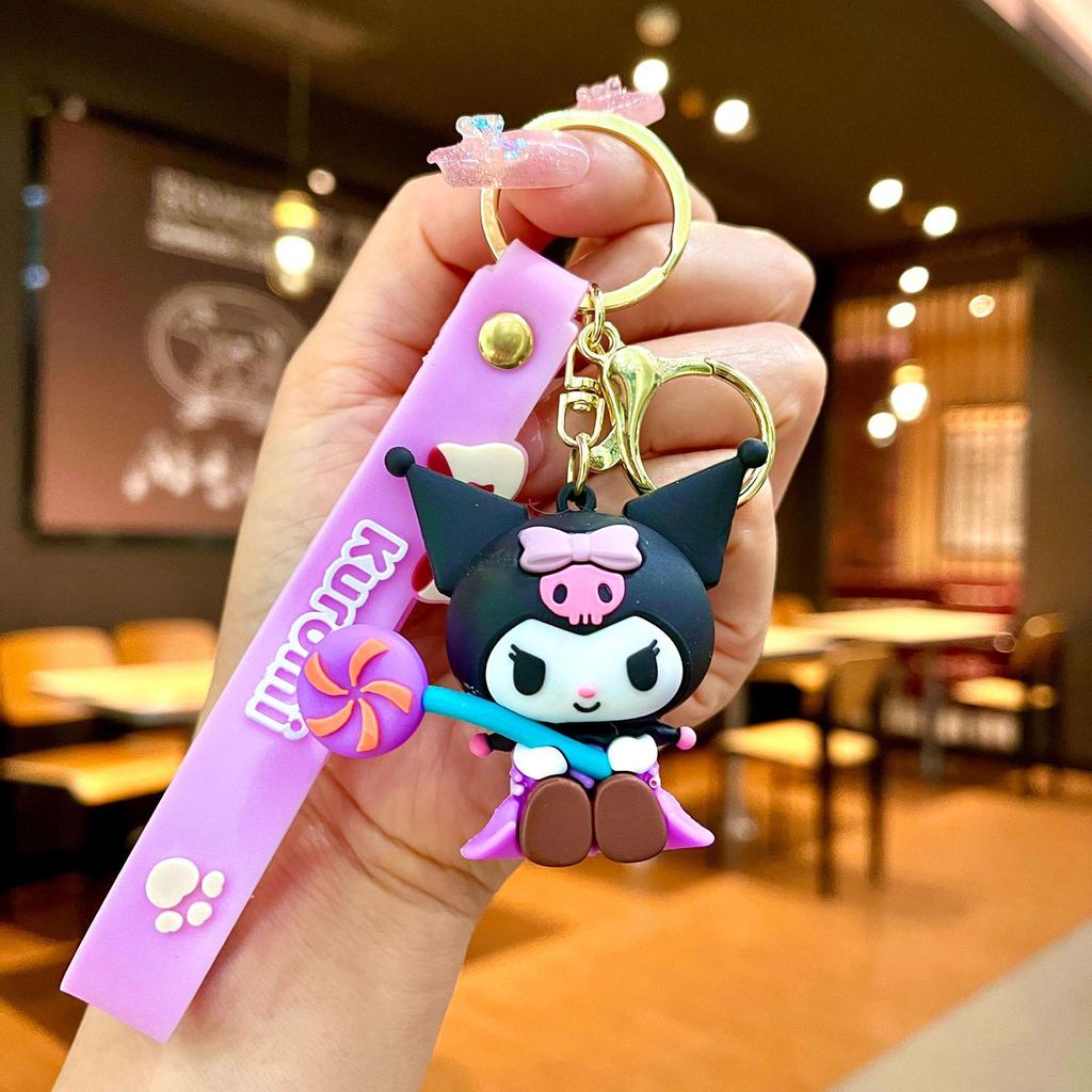 Bedårande Gris & Panda Stapelleksak Hängsmycke Nyckelring - Sött Par Bilväska Tillbehör, Perfekt Liten Gåva