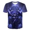 Fashionable Trendy Style Angel Pattern 3D Digital Printed Short Sleeved T-shirt for Men Women Shirt