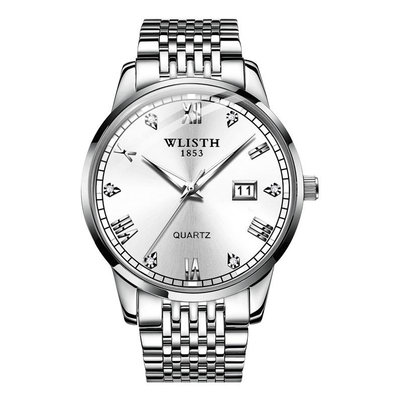 Wolis Men's Waterproof Quartz Stainless Steel Automatic Watch