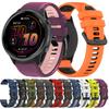 20 mm 22 mm Silikon Sportsreim For Garmin Forerunner 265 570 165 645 Mykt Armbånd Vivoactive 4 5 6 Venu sq 2 3 Erstatningsbånd