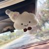 Set Creativo de Adornos de Nube de Dibujos Animados para Espejo Retrovisor - Lindos Accesorios de Interior de Coche Estilo Diosa