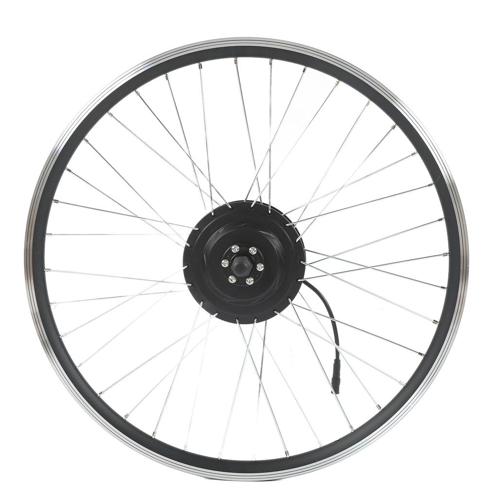 36V 500W Bike Motor Wheel Kit Bike Modified Brushless Toothed Motor Kit Front Drive Kit with LCD3 Panel Configuration