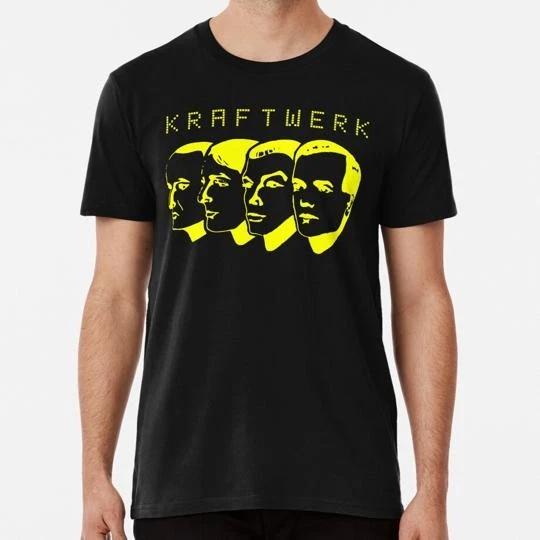 

Kraftwerk Shirt Sticker Poster Mask S to 5XL Made in the USA 100% Cotton T-shirt Mens Tees Top 3XL