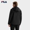 FILA White Casual Versatile Elastic Durable Warm Two-Piece Woven Hooded Jacket Men jackets F11M543704FBK