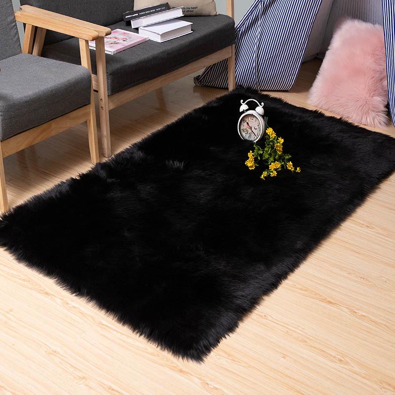 Australischer Langflor-Teppich - Rutschfeste Fußmatte für Wohnzimmer, Schlafzimmer oder Erker