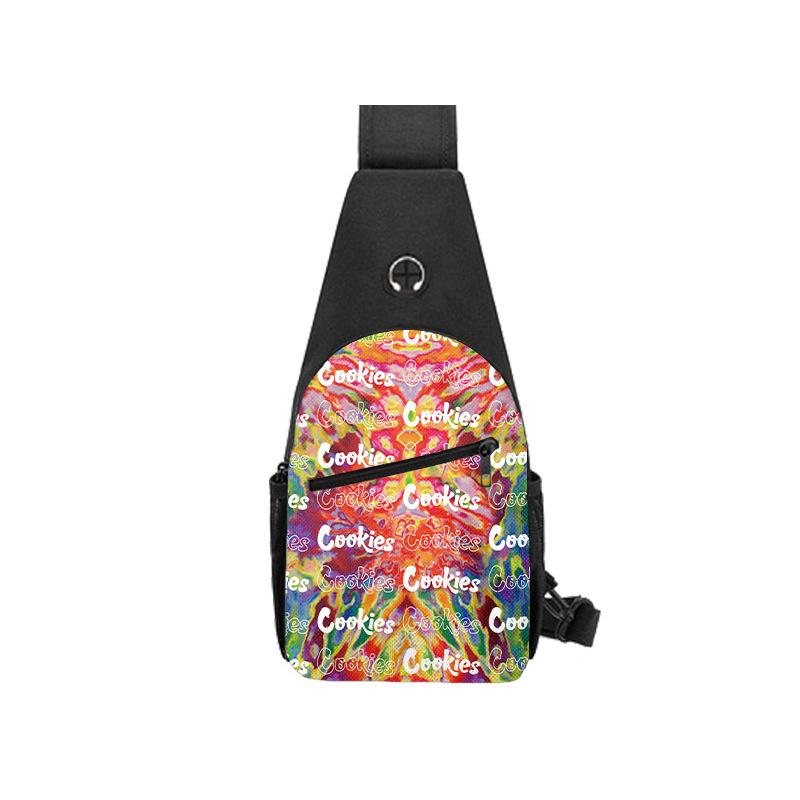 Cook Men'S Crossbody Bag Breast Bag Simple Luggage Oxford Cloth Fashion Waterproof Shoulder Backpack Tide Ins